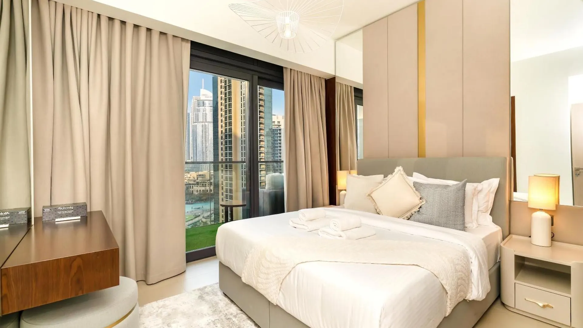 Exquisite 2 Bedroom Apartment I Burj Khalifa & Fountain Views I Free Gym, Pool, Parking, Wi-Fi And Ps5 I By Skyline Serenity Dubai